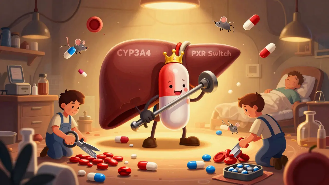 Rifampin Induction: How It Lowers Anticoagulant and Antiviral Levels