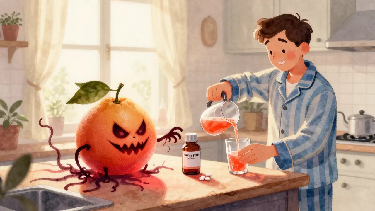 Grapefruit and Statins: What You Need to Know About Dangerous Interactions