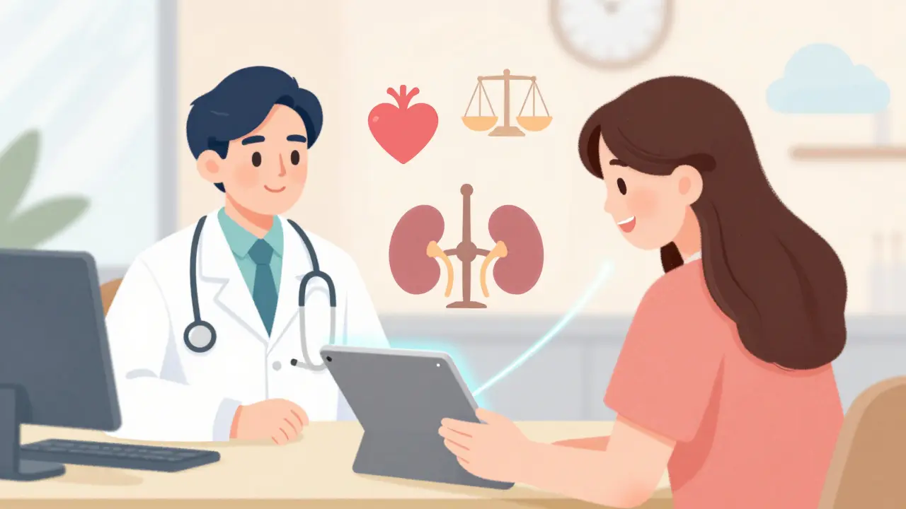 Secure telehealth consultation ensuring safe medication prescription