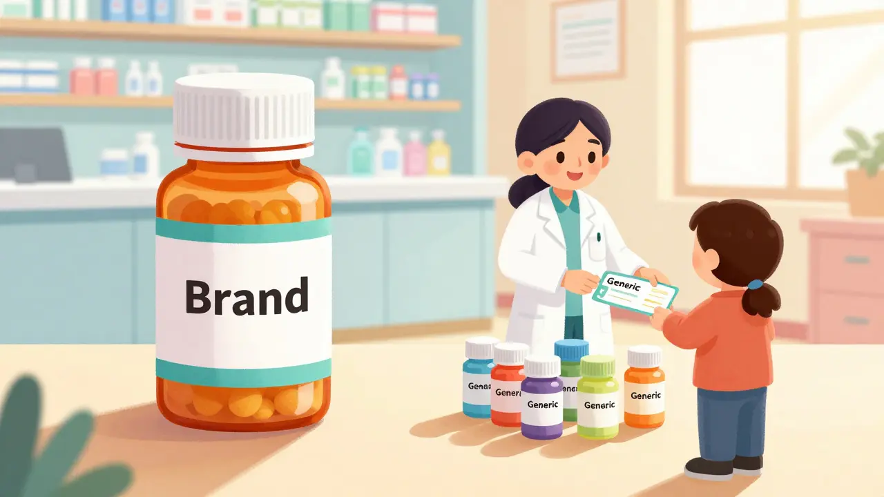 Comparison of expensive brand vs cheap generic antibiotic pills