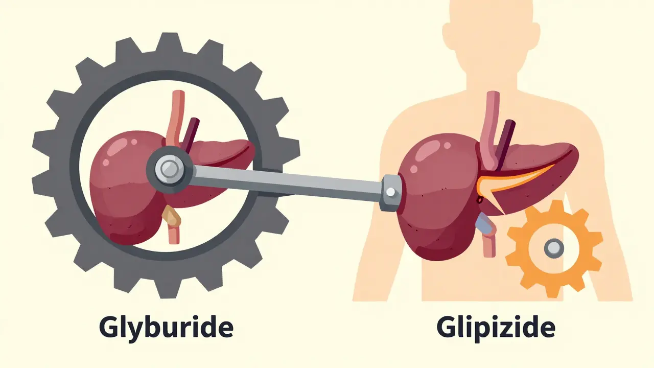 Illustration comparing long-acting vs short-acting diabetes medication effects