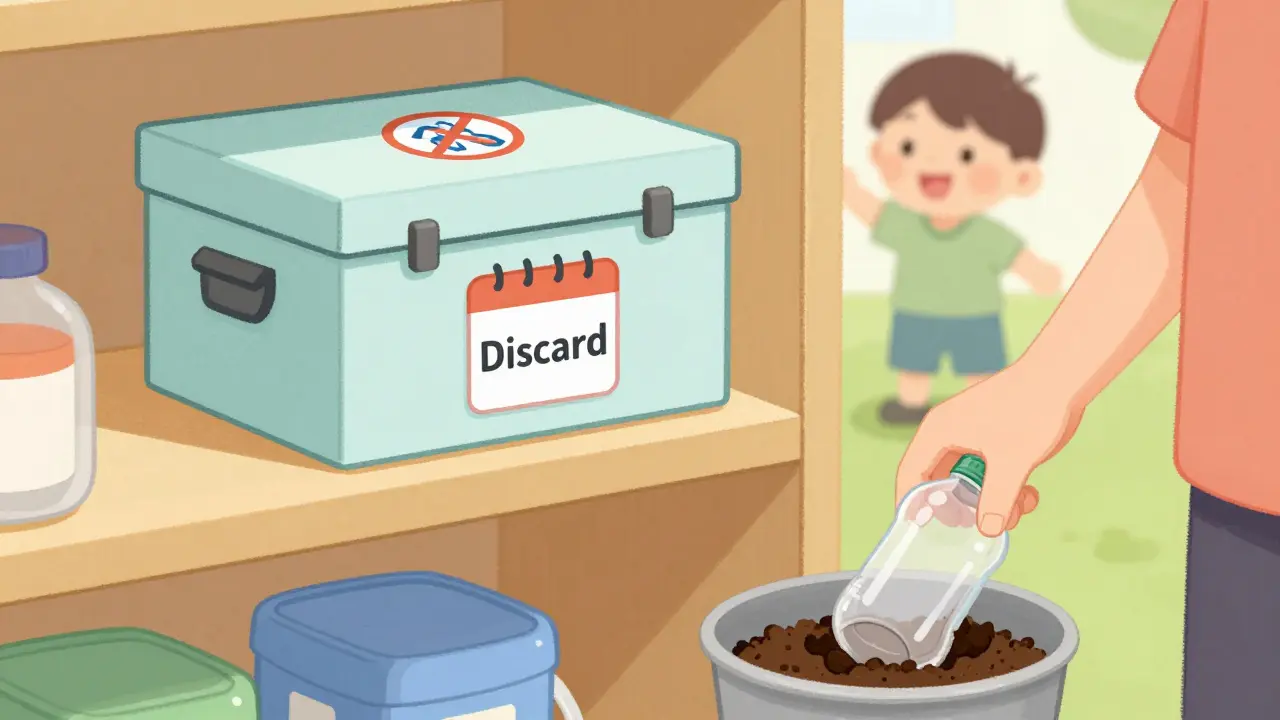 Safe medicine storage and disposal for children
