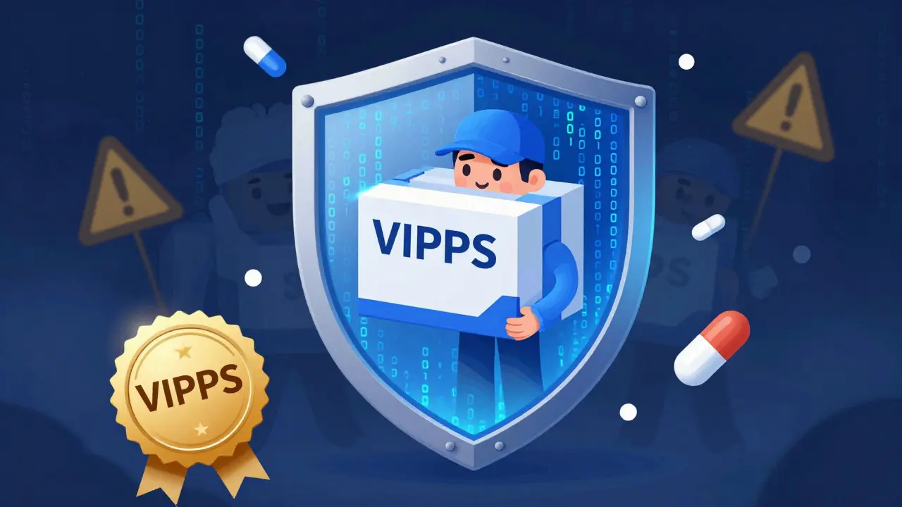 Secure delivery of prescription protected by digital verification shield